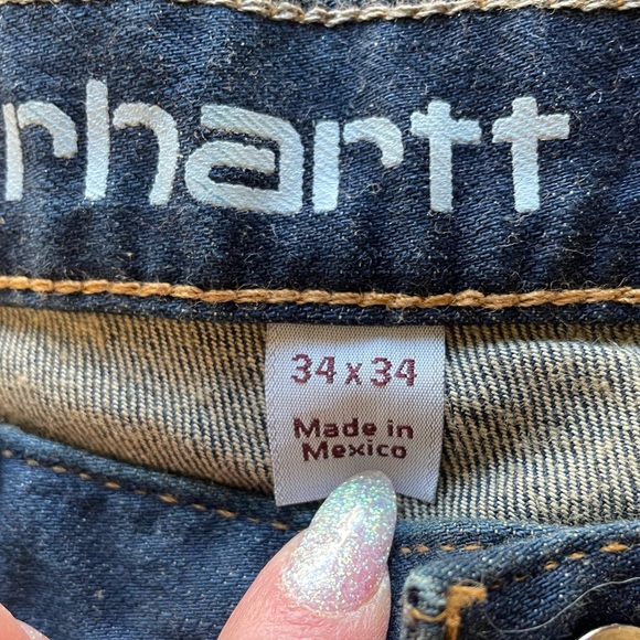 Carhartt Mens Full Swing Straight Tapered Jean 34X34 - Picture 10 of 11